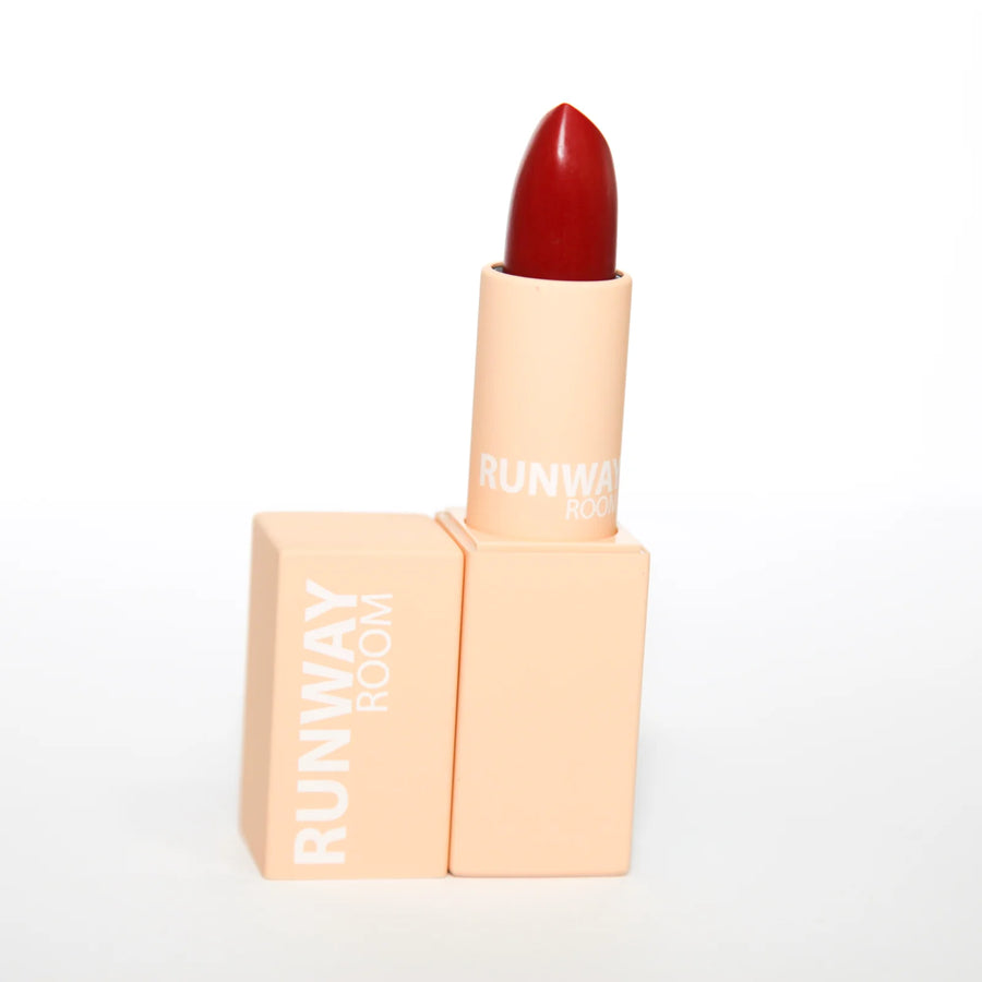 THE RUNWAY ROOM | CEO - RICH DEEP RED MATTE LIPSTICK