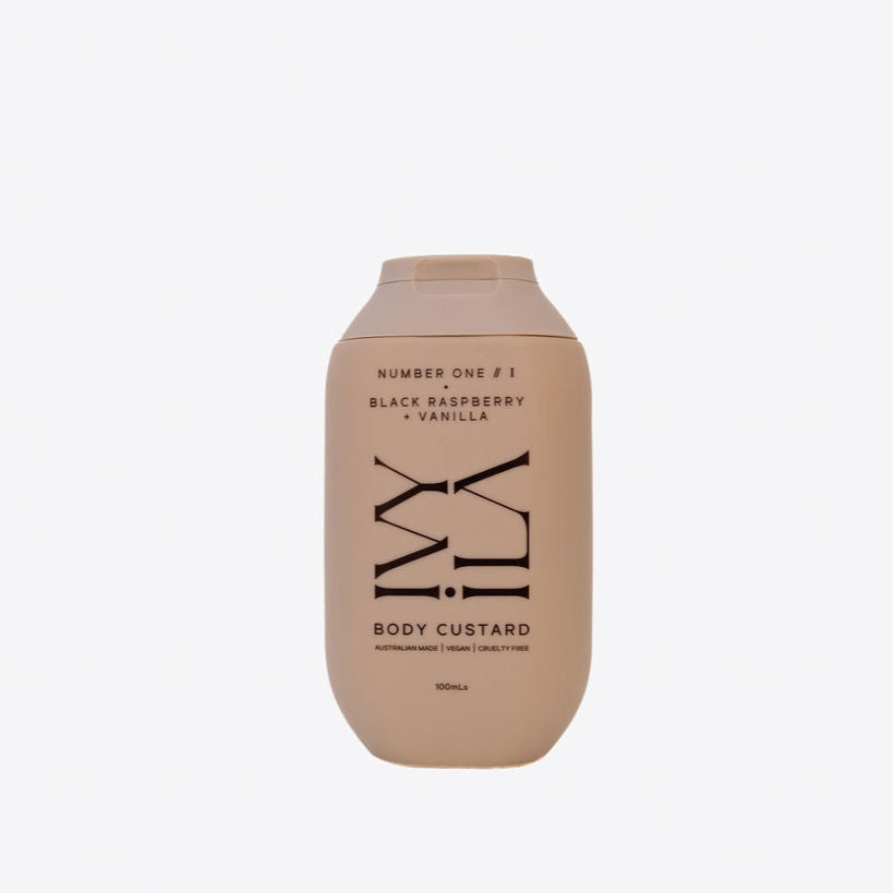 IVY ILA | NUMBER ONE // I | BLACK RASPBERRY + VANILLA BODY CUSTARD