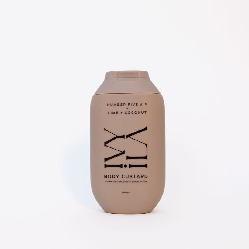 IVY ILA | NUMBER FIVE // V | LIME + COCONUT BODY CUSTARD