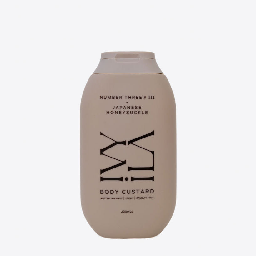 IVY ILA | NUMBER THREE // III | JAPANESE HONEYSUCKLE BODY CUSTARD