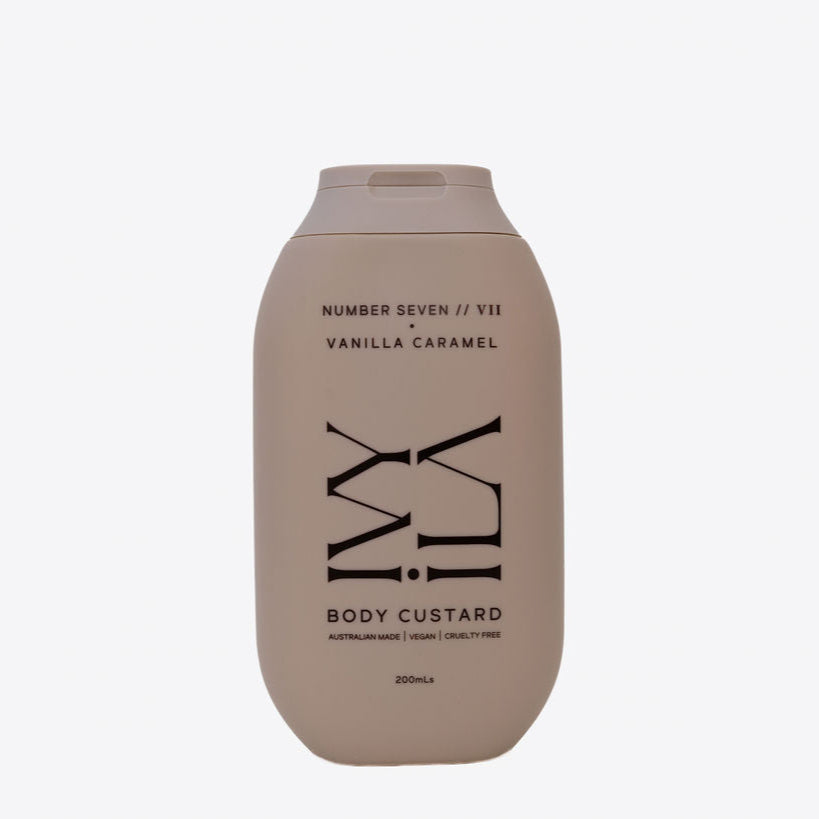 IVY ILA | NUMBER SEVEN // VII| VANILLA CARAMEL BODY CUSTARD