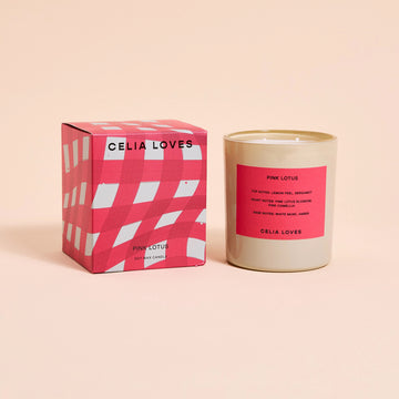 CELIA LOVES | XL CANDLE - PINK LOTUS
