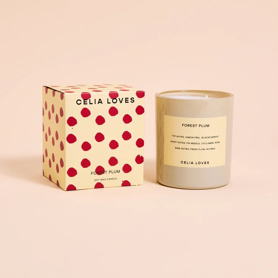 CELIA LOVES | XL CANDLE - FOREST PLUM