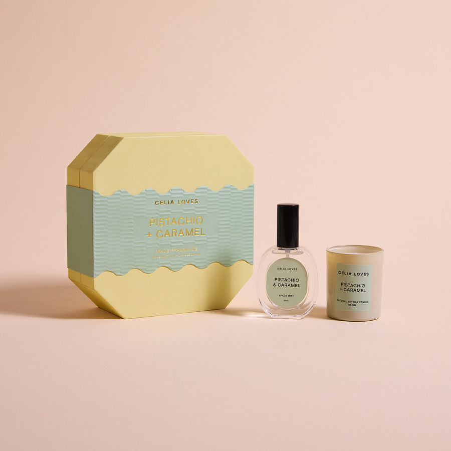 CELIA LOVES | DUO SET - PISTACHIO + CARAMEL
