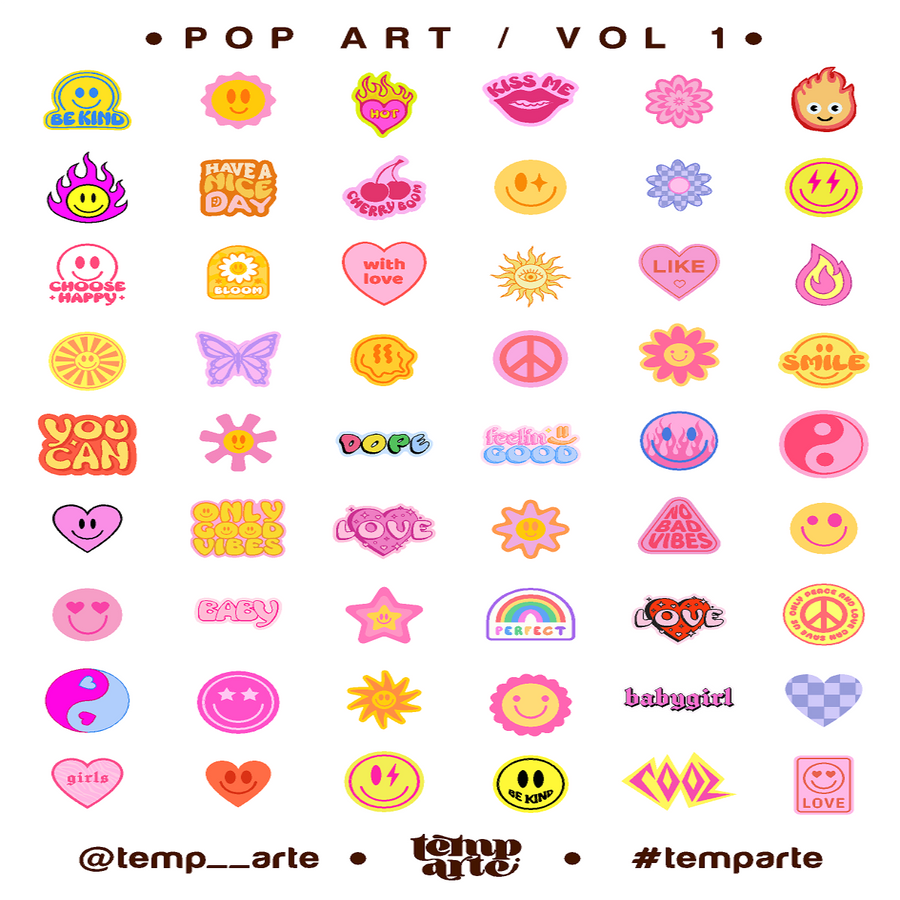 TEMP ARTE | POP ART VOL 1. NAIL TATTOOS