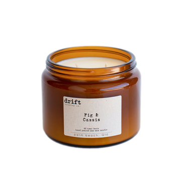 DRIFT TRADING CO | XL CANDLE - FIG + CASSIS
