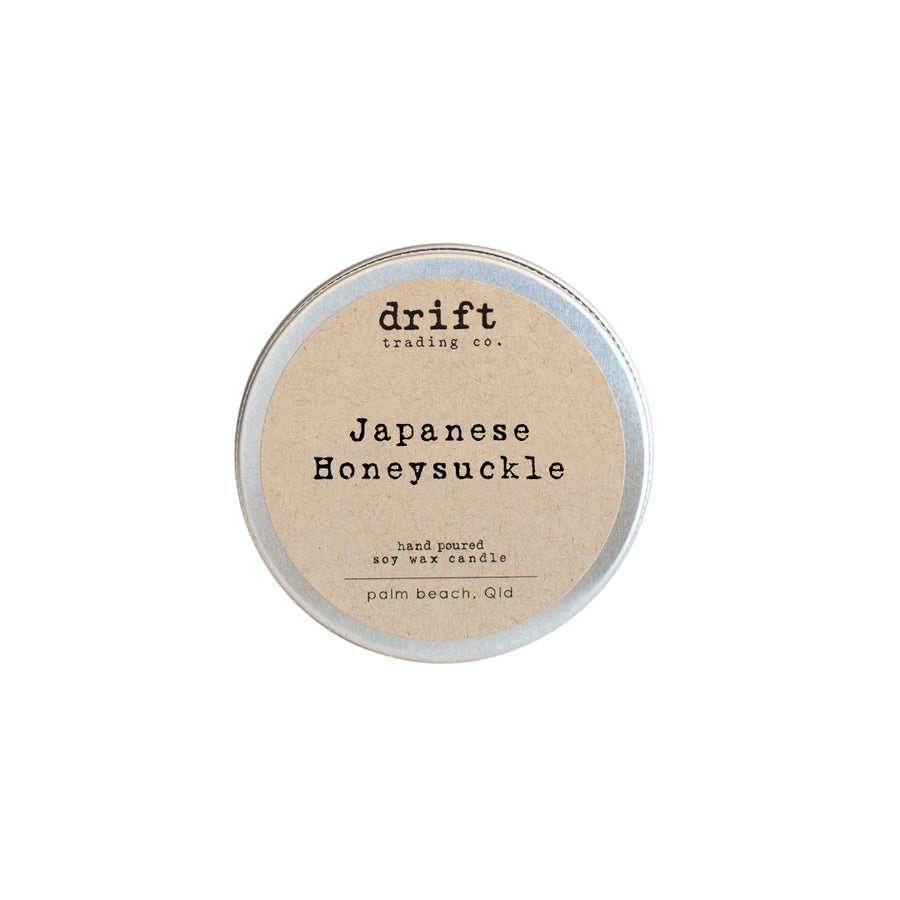 DRIFT TRADING CO | TRAVEL TIN CANDLE - JAPANESE HONEYSUCKLE