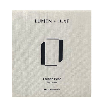 LUMEN + LUXE | FRENCH PEAR SOY CANDLE